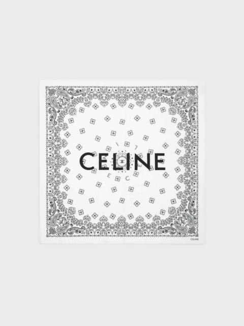 CELINE CELINE BANDANNA IN COTTON