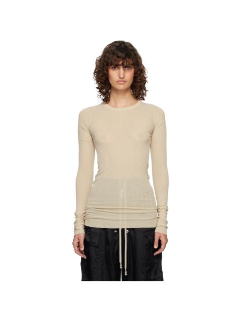 Rick Owens Off-White Temple Rib LS T-shirt
