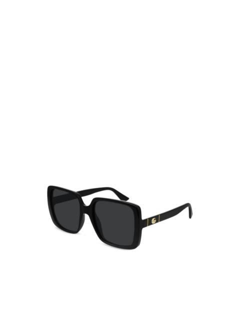 GUCCI Double G square-frame sunglasses