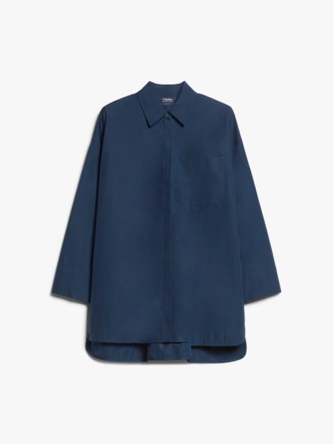 'S Max Mara COBALTO Cotton poplin blouse