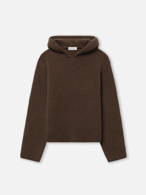 John Elliott WOOL WAFFLE KNIT PONCHO