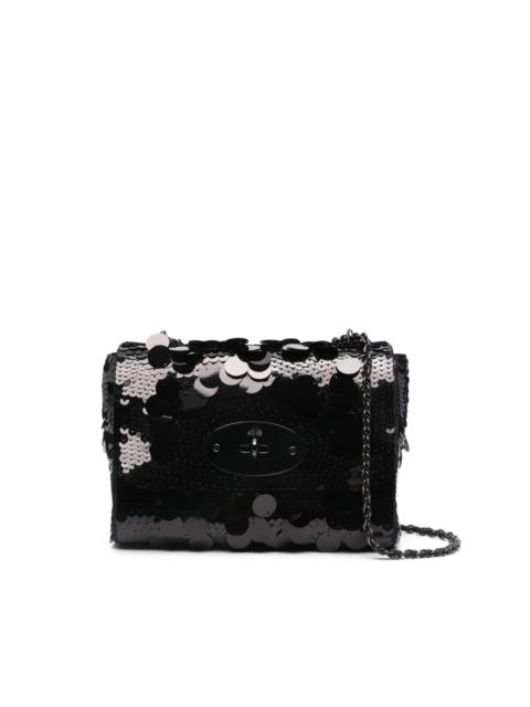 Mulberry Lily sequin-embellished crossbody bag