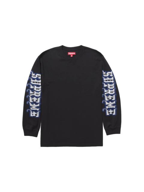 Supreme Intarsia Sleeve L/S Top (FW25) Black