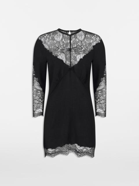 THE ATTICO BLACK MINI DRESS