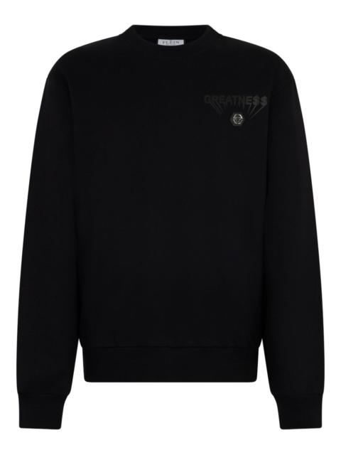 PHILIPP PLEIN crew-neck graphic sweatshirt