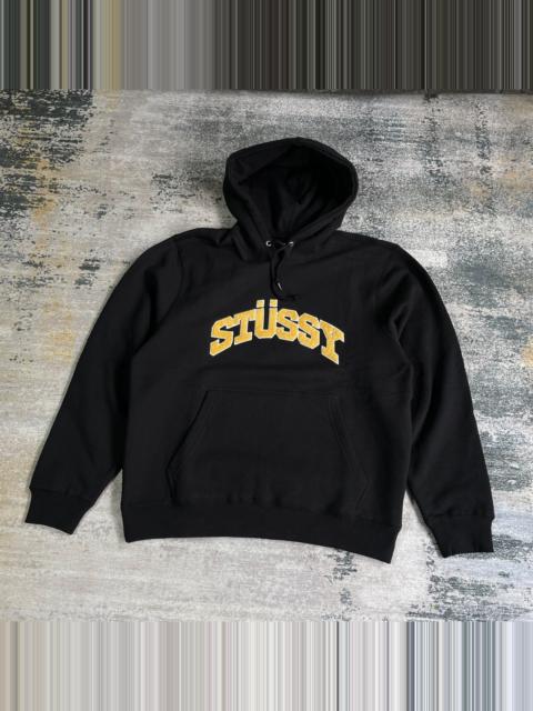 stussy chenille arch applique hoodie Stussy Chenille Arch Applique