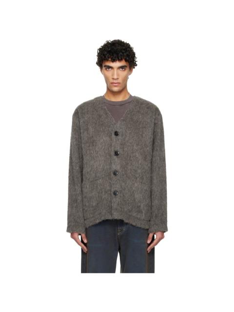 Our Legacy Gray Wool Cardigan