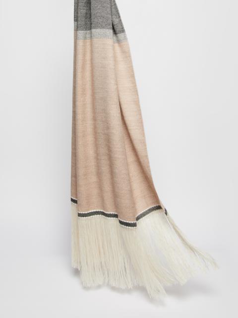 Max Mara Hemp and wool-blend stole