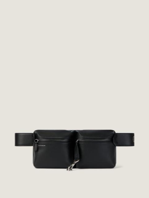 Givenchy GIVENCHY CARGO BELT BAG IN LEATHER WITH STUDS
