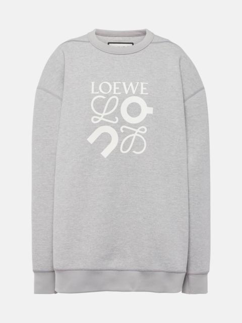 Loewe x On logo jersey sweatshirt