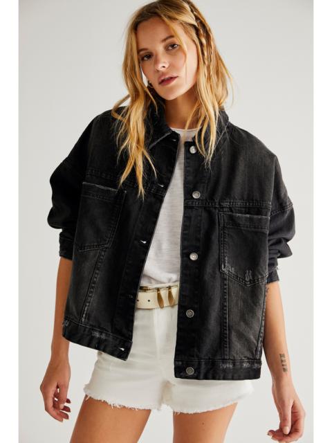 FREE PEOPLE We The Free Opal Swing Denim Jacket