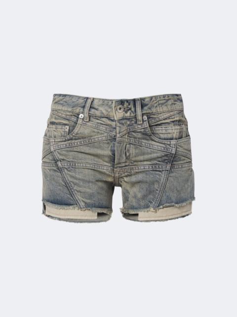 Rick Owens DRKSHDW DRKSHDW Lana faded denim shorts