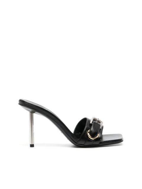 Givenchy Voyou 90mm leather mules