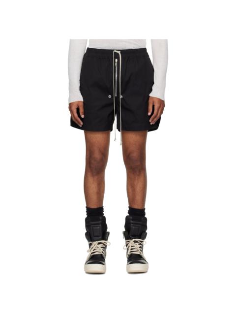 Rick Owens Black Concordians Bela Boxers Shorts