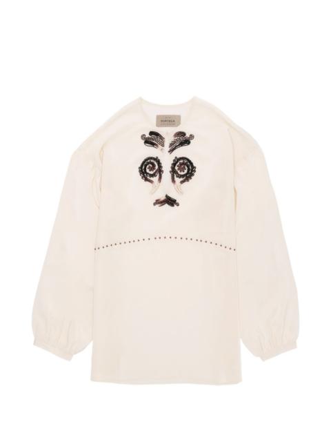 FORTELA Allegras embroidered blouse