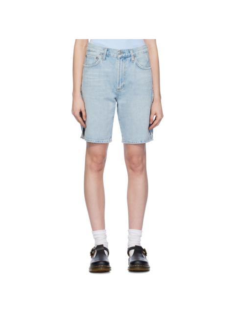 AGOLDE Blue Vida Denim Shorts