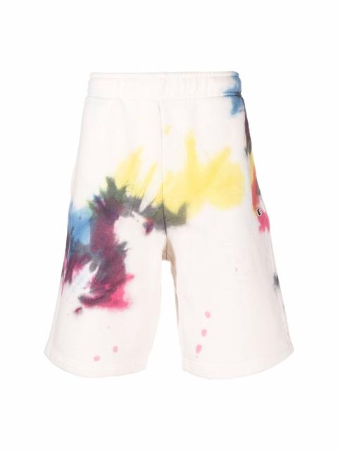 Champion tie-dye print track shorts