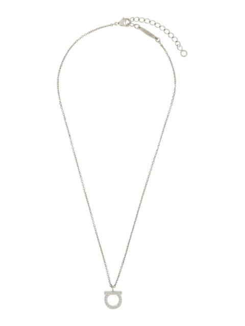 FERRAGAMO Nkl G Str 12 Metallic Brass Glass Necklaces