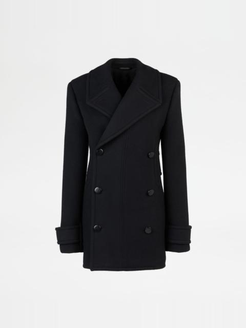 Tod's PEACOAT IN WOOL - BLACK