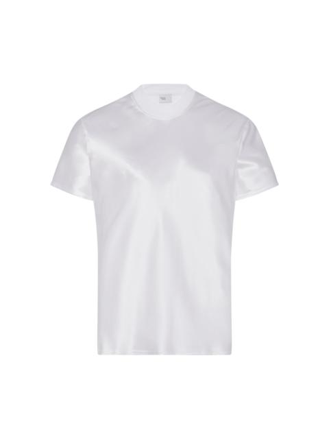 ROSETTA GETTY Cotton And Silk T-Shirt white