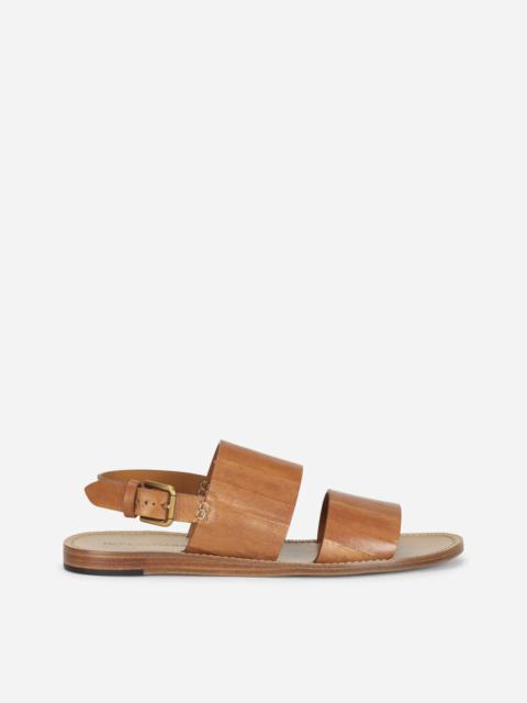 Dolce & Gabbana Eel pantheon sandals