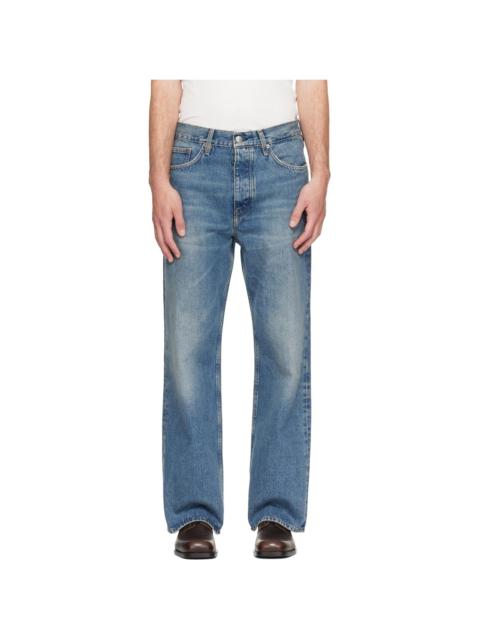 SUNFLOWER Blue Relaxed Boot Jeans