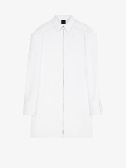Givenchy SHIRT DRESS IN COTTON FAILLE