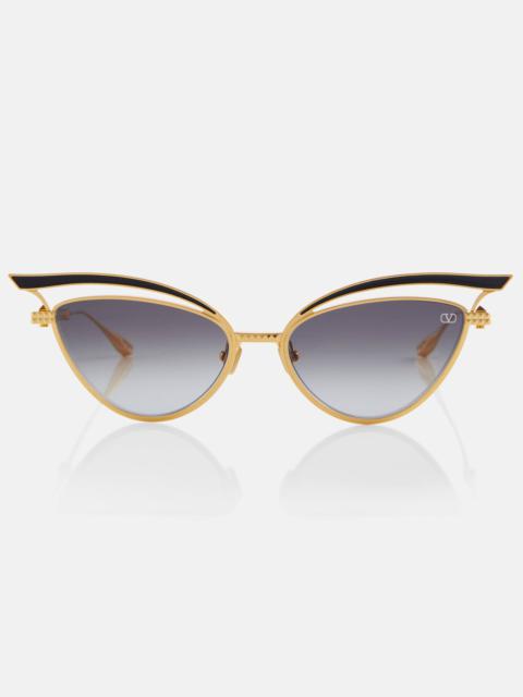 Valentino V-Glassliner cat-eye sunglasses