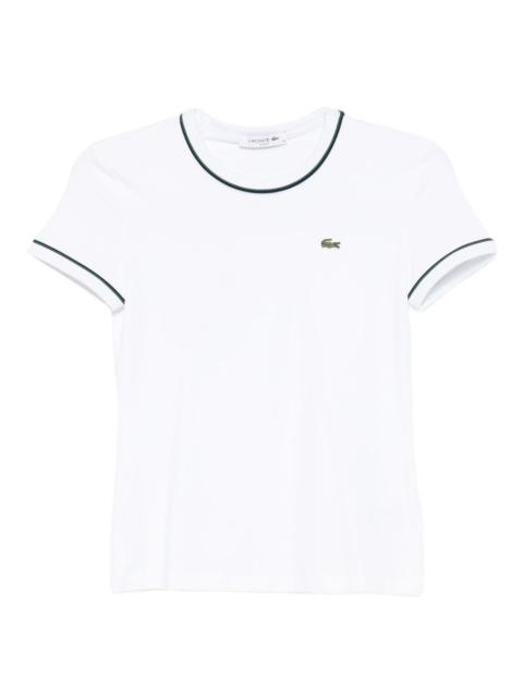 LACOSTE logo-embroidered T-shirt