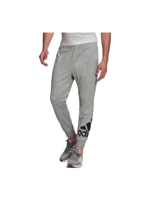 Men's adidas Pants Large Logo Sports Pants/Trousers/Joggers Gray HE1826