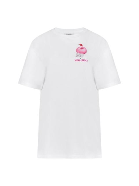 NINA RICCI graphic-print cotton T-shirt