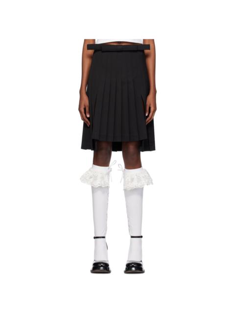 SHUSHU/TONG SSENSE Exclusive Black Miniskirt