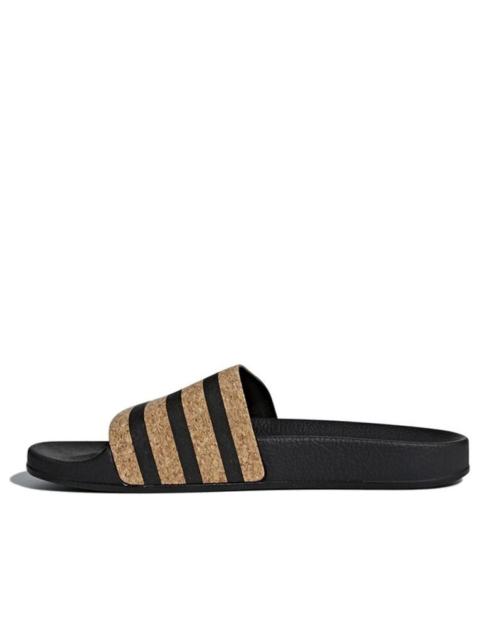 adidas (WMNS) adidas Adilette 'Black Cork' CQ2237