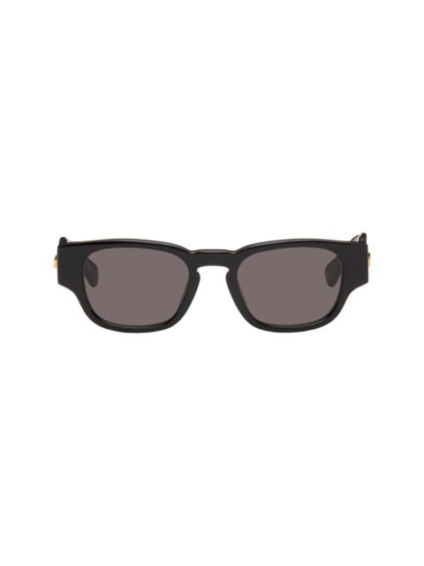 Bottega Veneta Black Classic Panthos Sunglasses