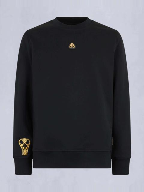 MOOSE KNUCKLES LUNAR NEW YEAR LOGO CREWNECK SWEATER