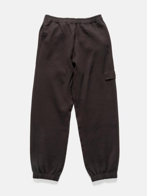 Stone Island Ghost Piece Cotton Wool Fleece Sweatpants Dark Brown