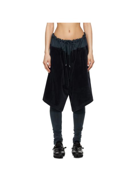 Kiko Kostadinov Navy Pennon Jersey Trousers