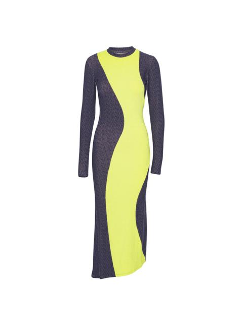 HENRIK VIBSKOV VERTIGO DRESS - JERSEY BICOLOR
