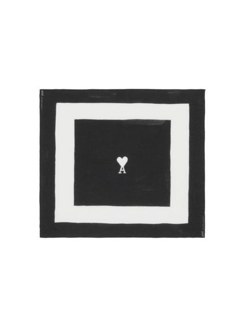AMI Paris Ami De Coeur printed scarf