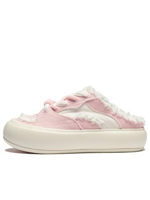Li-Ning (WMNS) Li-Ning Puff Platform Mule 'Pink Creamy White' AZGU014-6