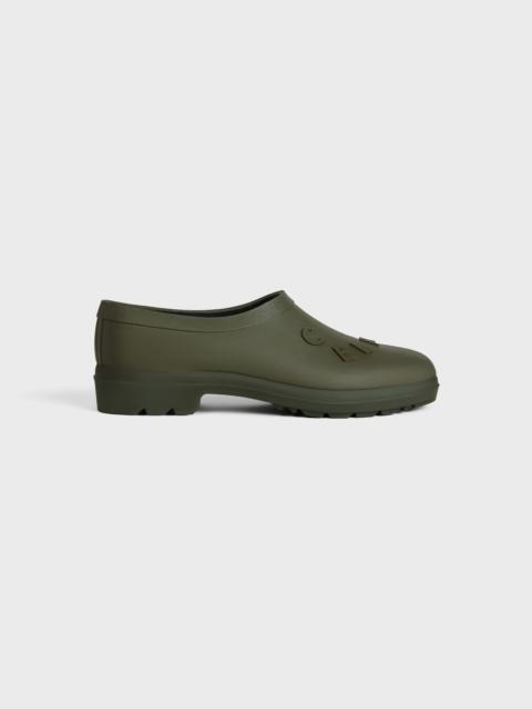 CELINE GARDEN CLOG IN NATURAL RUBBER