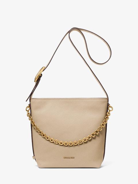 MICHAEL KORS Nolita Small Pebbled Leather Bucket Tote Bag