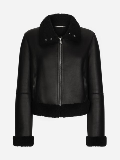 Dolce & Gabbana Merino shearling jacket
