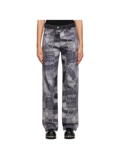 Andersson Bell Gray Patchwork Jeans