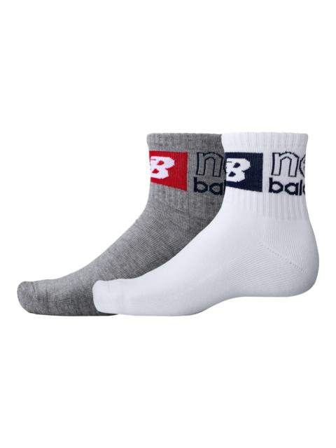 New Balance Sports Essentials Ankle Socks 2 Pack