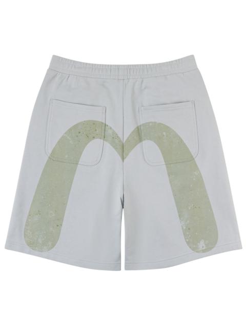 EVISU Spray-dye Daicock Sweat Shorts