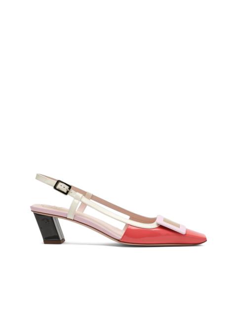 45mm patent-leather pumps