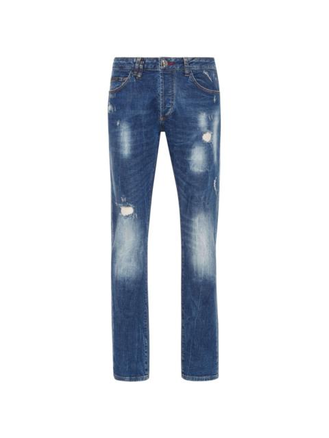 Lion Circus mid-rise slim-fit jeans