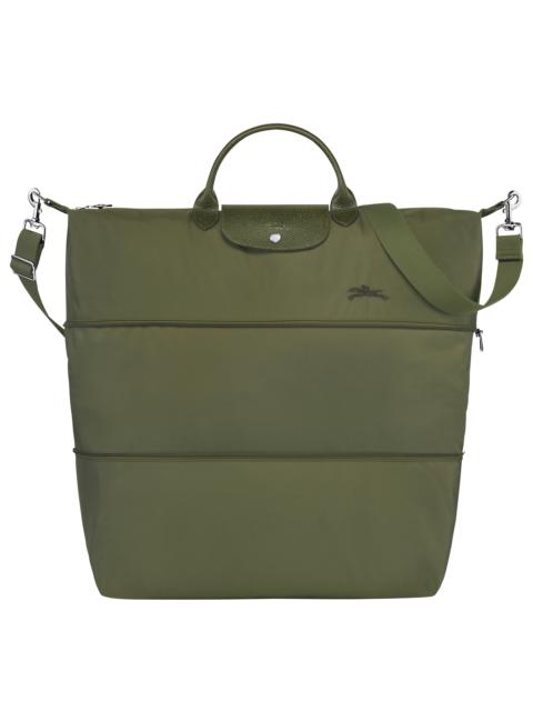 Le Pliage Green Travel bag expandable Forest - Recycled canvas