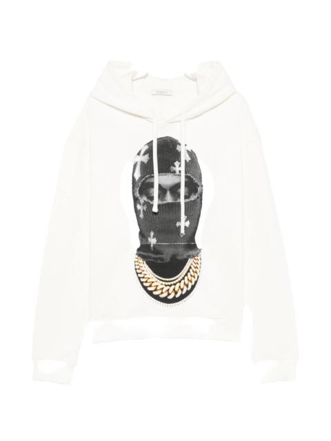 ih nom uh nit Mask graphic-print hoodie